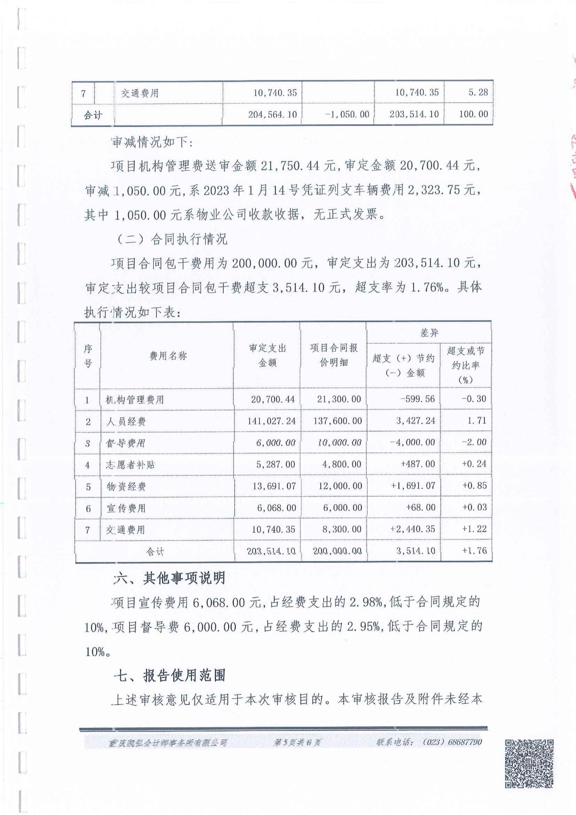 先锋镇、珞璜镇三级社会工作服务体系财务报告-5